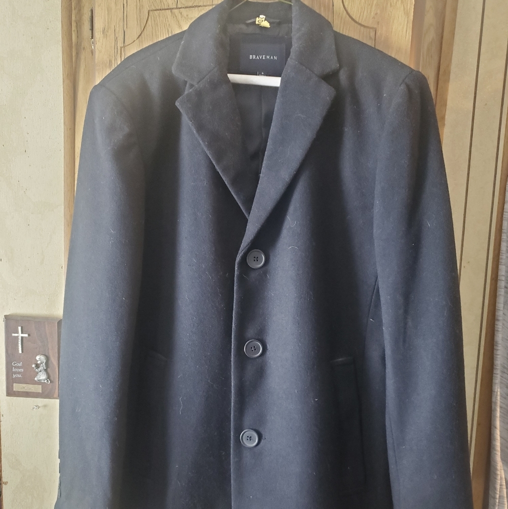 Braveman dark navy coat